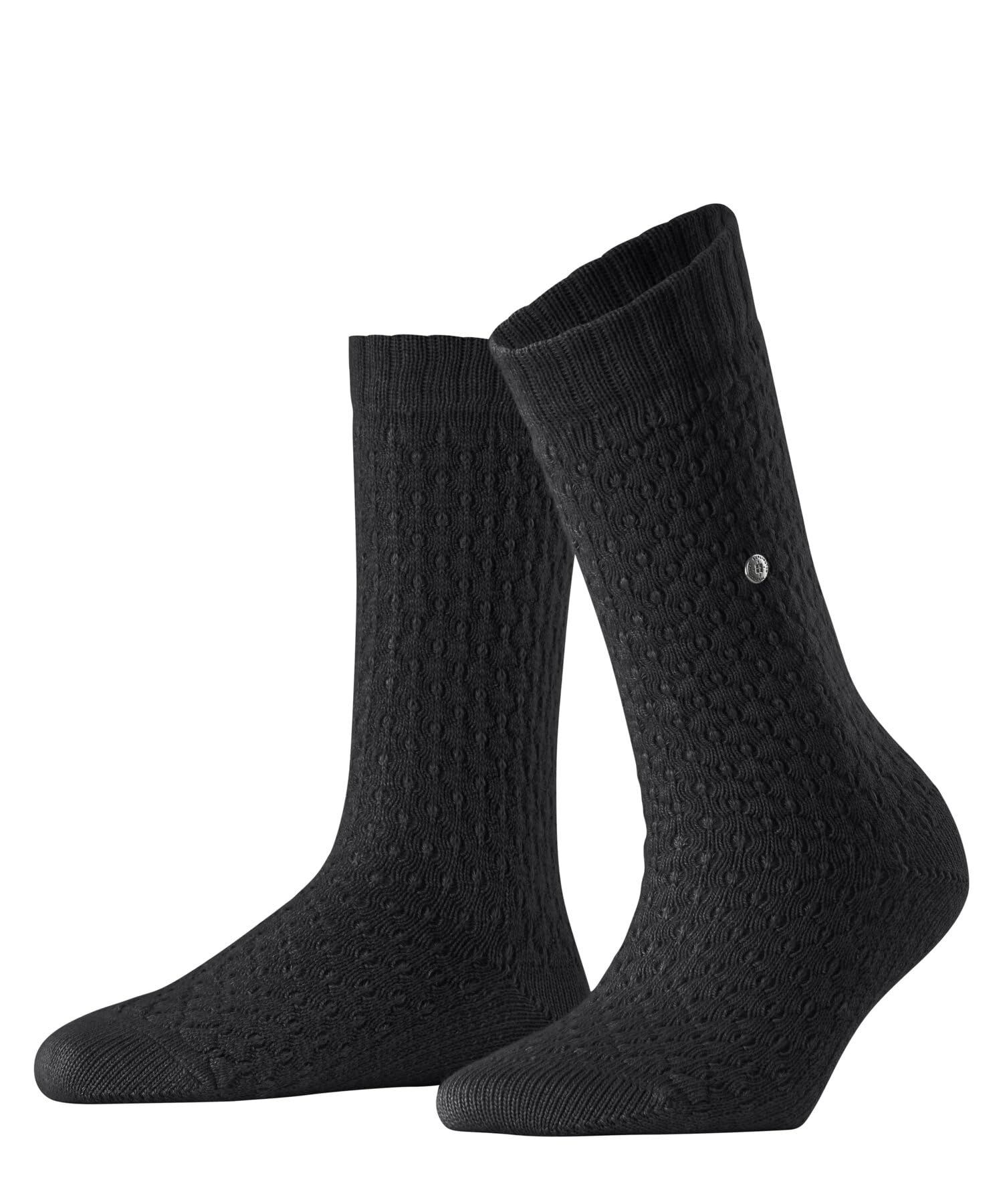 Burlington Women's Orkney W So Cotton Wool Plain 1 Pair Socks, Black 3000, 3.5-7