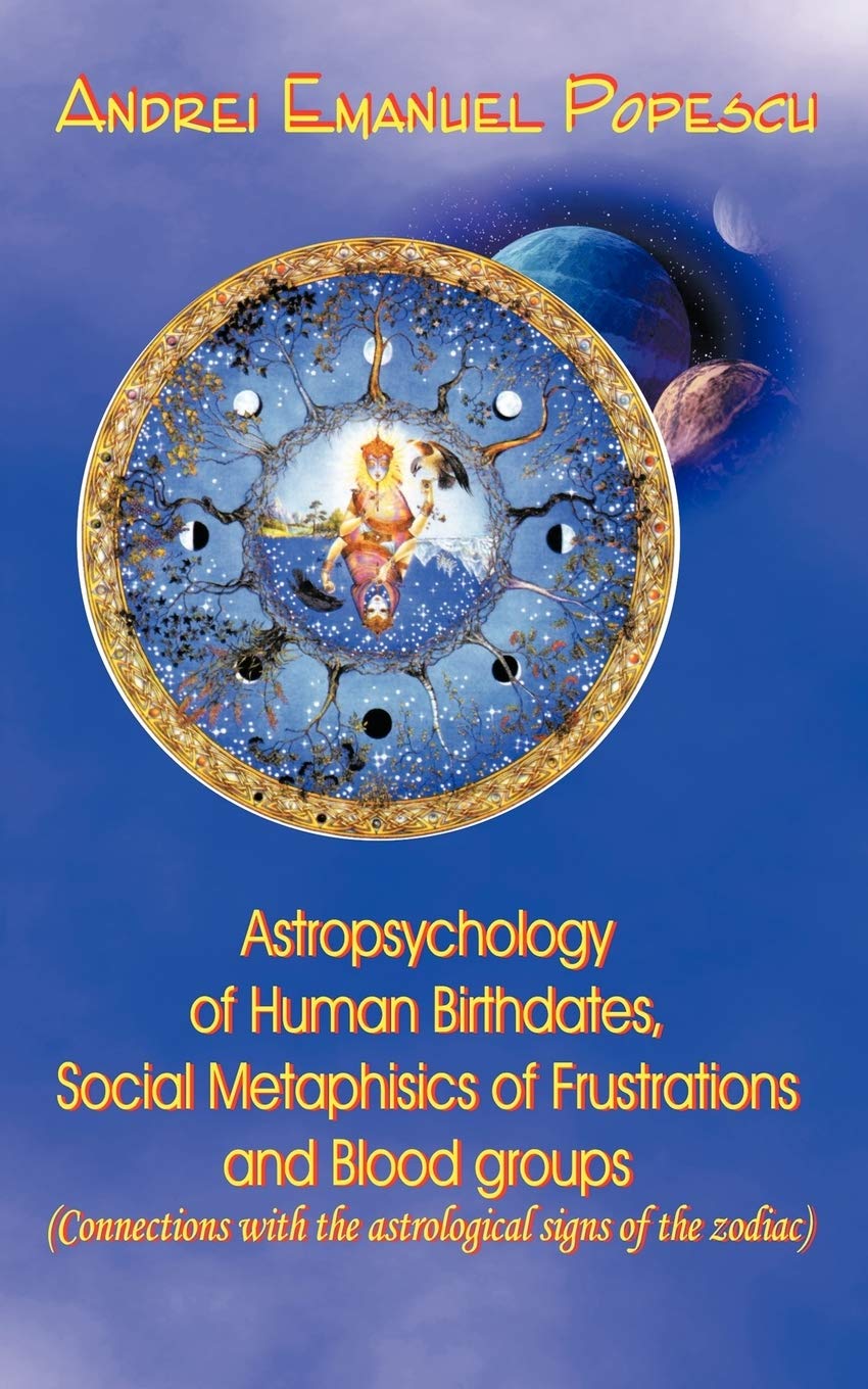 Astropsychology of Human Birthdates, Social Metaphysics of Frustrations and Blood Groups: Connections with the Astrological Signs of the Zodiac