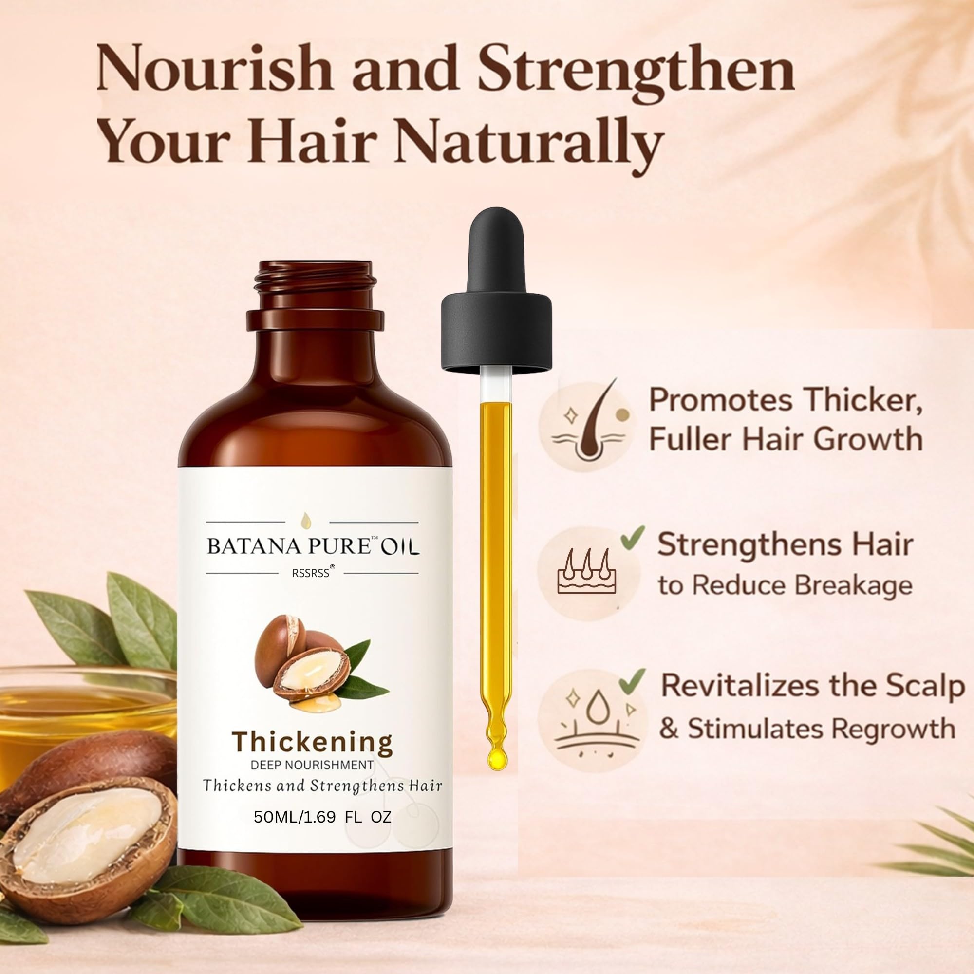 Batana Oil for Hair Growth – Cold-Pressed Scalp & Hair Treatment