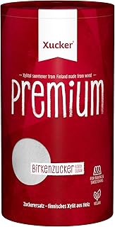 Xucker Premium aus Xylit Birkenzucker - Kalorienreduzierter Zuckerersatz I Vegane & zahnfreundliche Kristallzucker Alternative zum Kochen & Backen zuckerfrei (1 kg)