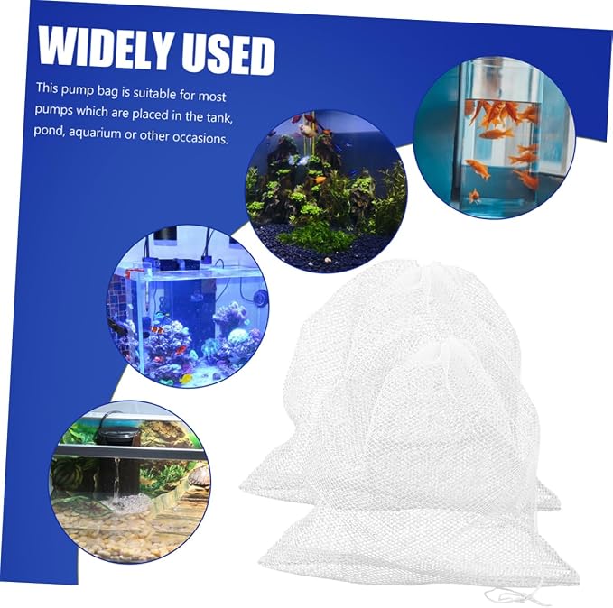2 bolsas filtro para bomba de agua con cierre ajustable miniatura 8