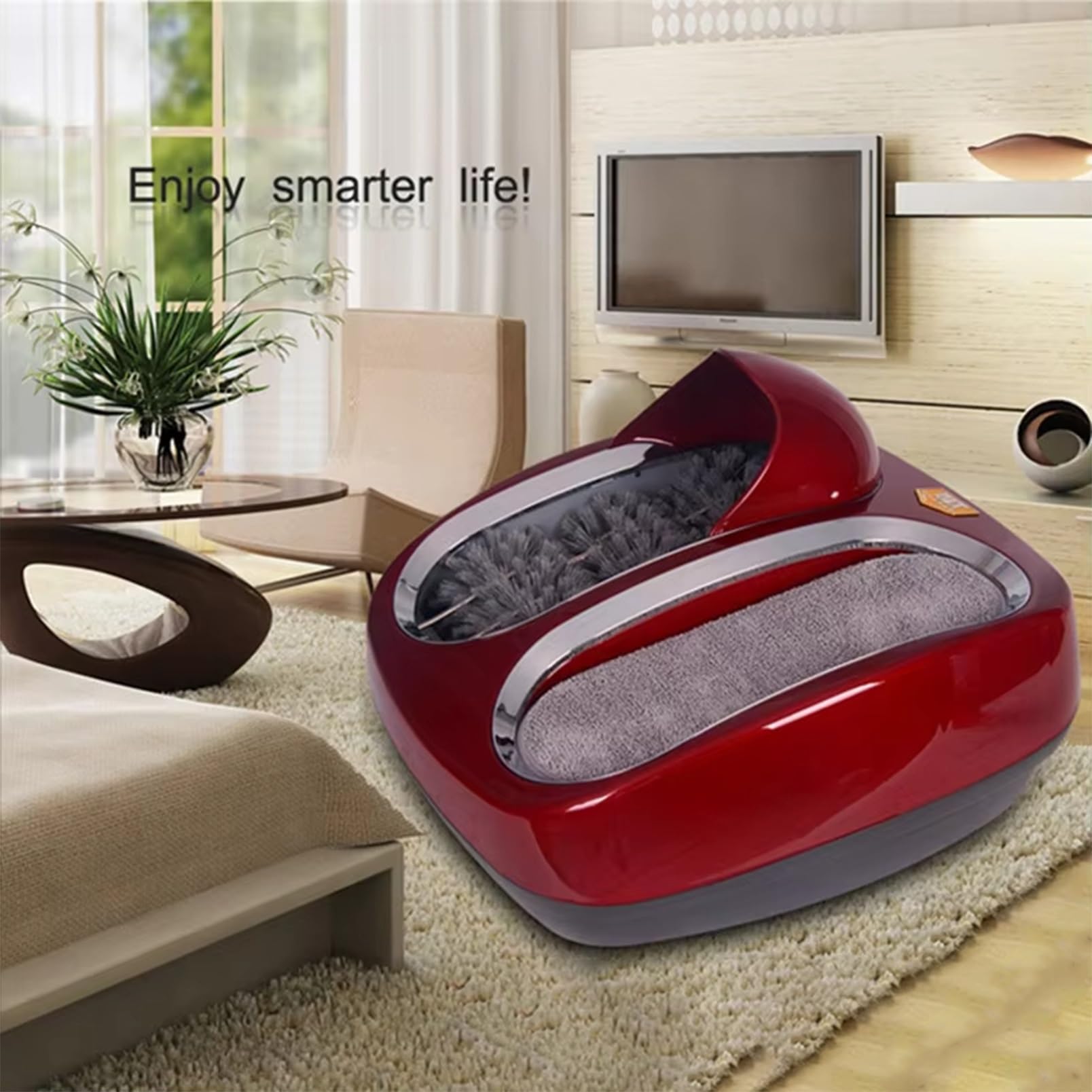 Máquina de limpieza automática de zapatos, multifuncional, con inducción, para hotel y taller, uso libre de polvo