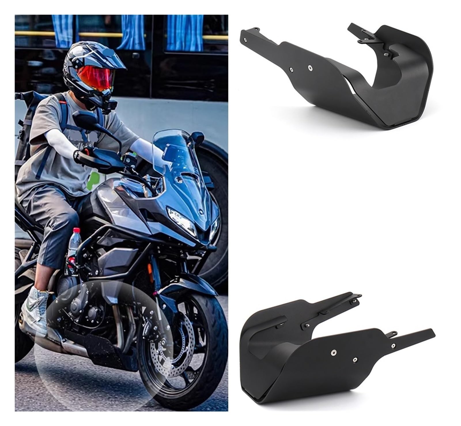 Paracoppa motore moto Per Tiger Sport 660 2022-Per Trident 2021-Protezione Del Telaio Motore Coperchio Di Protezione Piastra Paramotore Bash Accessori