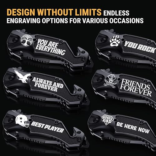 Miniatura 4 de Regalo personalizado para hombres  Cuchillo de bolsillo personalizado  Regalos grabados para papá y esposo  Cuchillos grabados personalizados  Idea