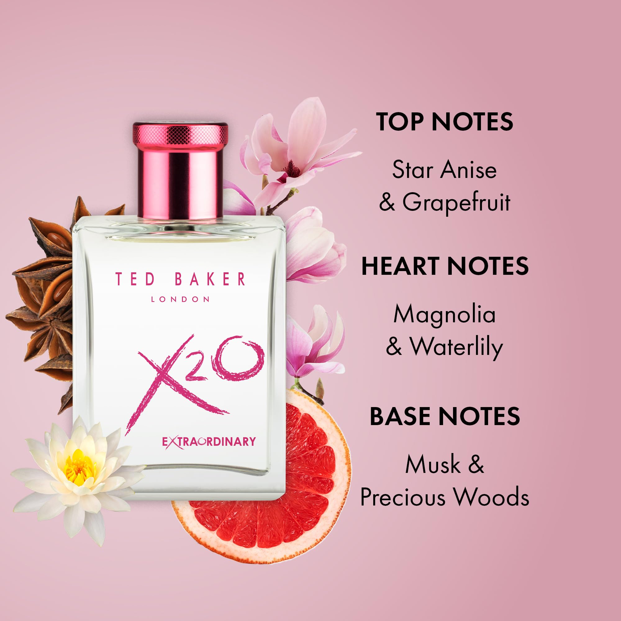 Amazon.com : Ted Baker X20 Extraordinary Her Eau de Toilette