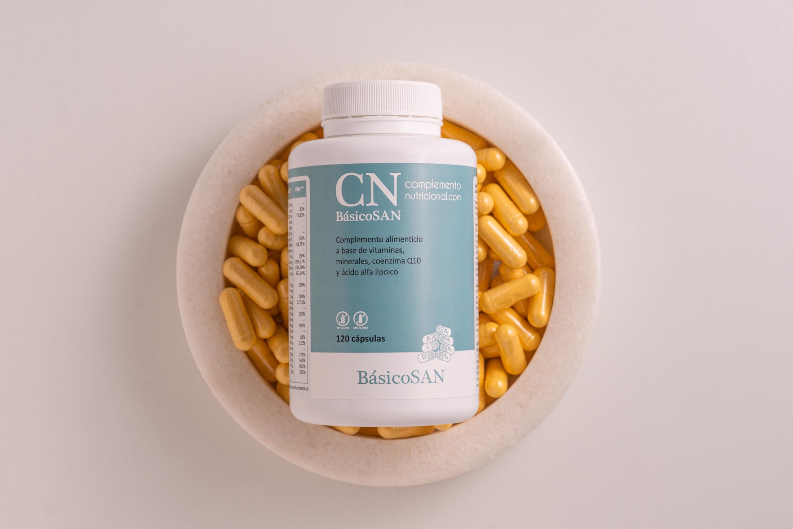 CN BÁSICO SAN complemento nutricional 120 cápsulas con vitaminas y minerales