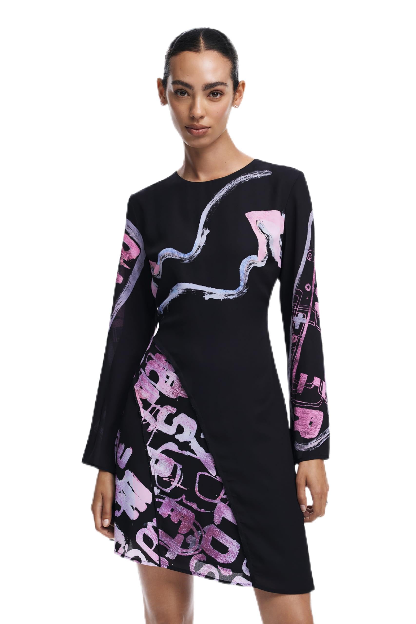 Desigual Damen Schwarz Vest_dangerblack, 2000 Black, M