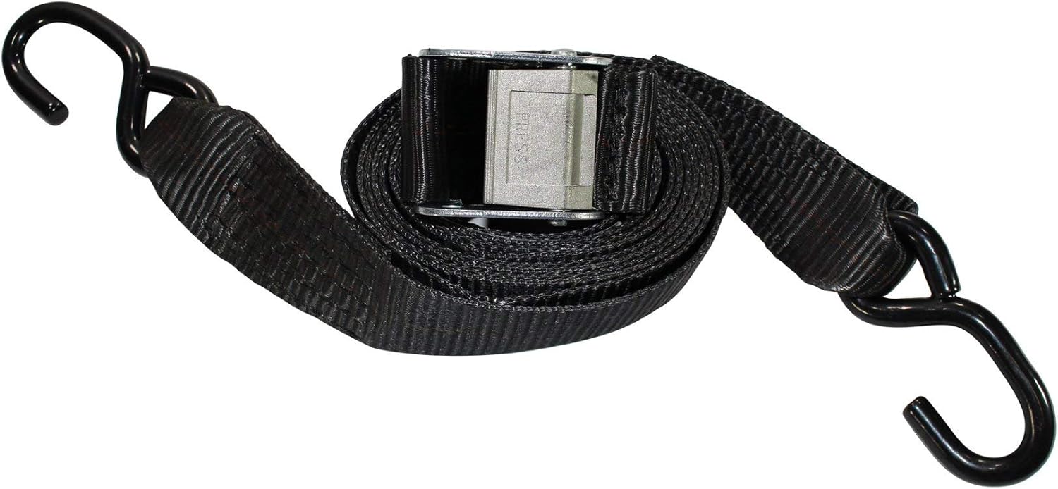 SGT KNOTS Gunwale Boat Straps with Zinc Plated Hooks Heavy Duty Cam