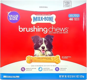 Brushing Chews Daily Dental Treats Small/Medium