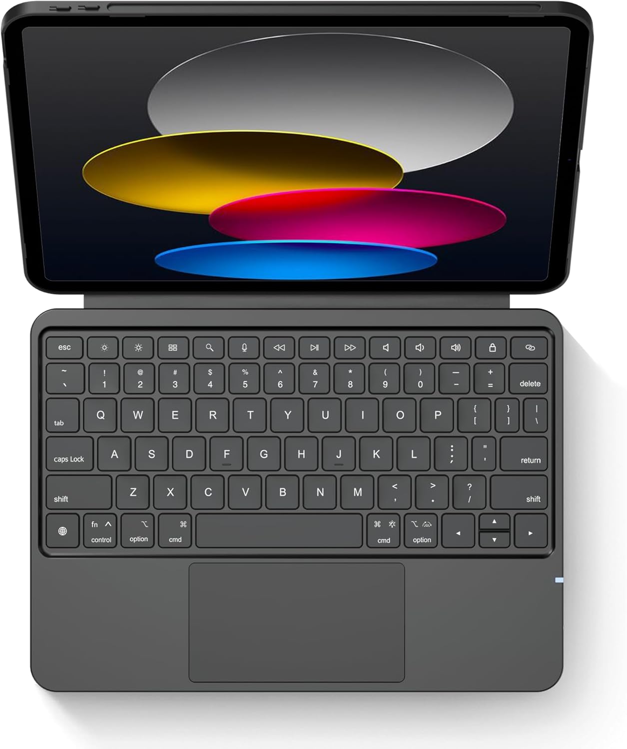 edaiser Detachable Keyboard Case for Apple iPad 11th Gen (A16) 2025 & iPad 10th Generation (10.9-inch): Wireless Backlit Keyboard with Trackpad, Magnetic Protective Cover - Image 4