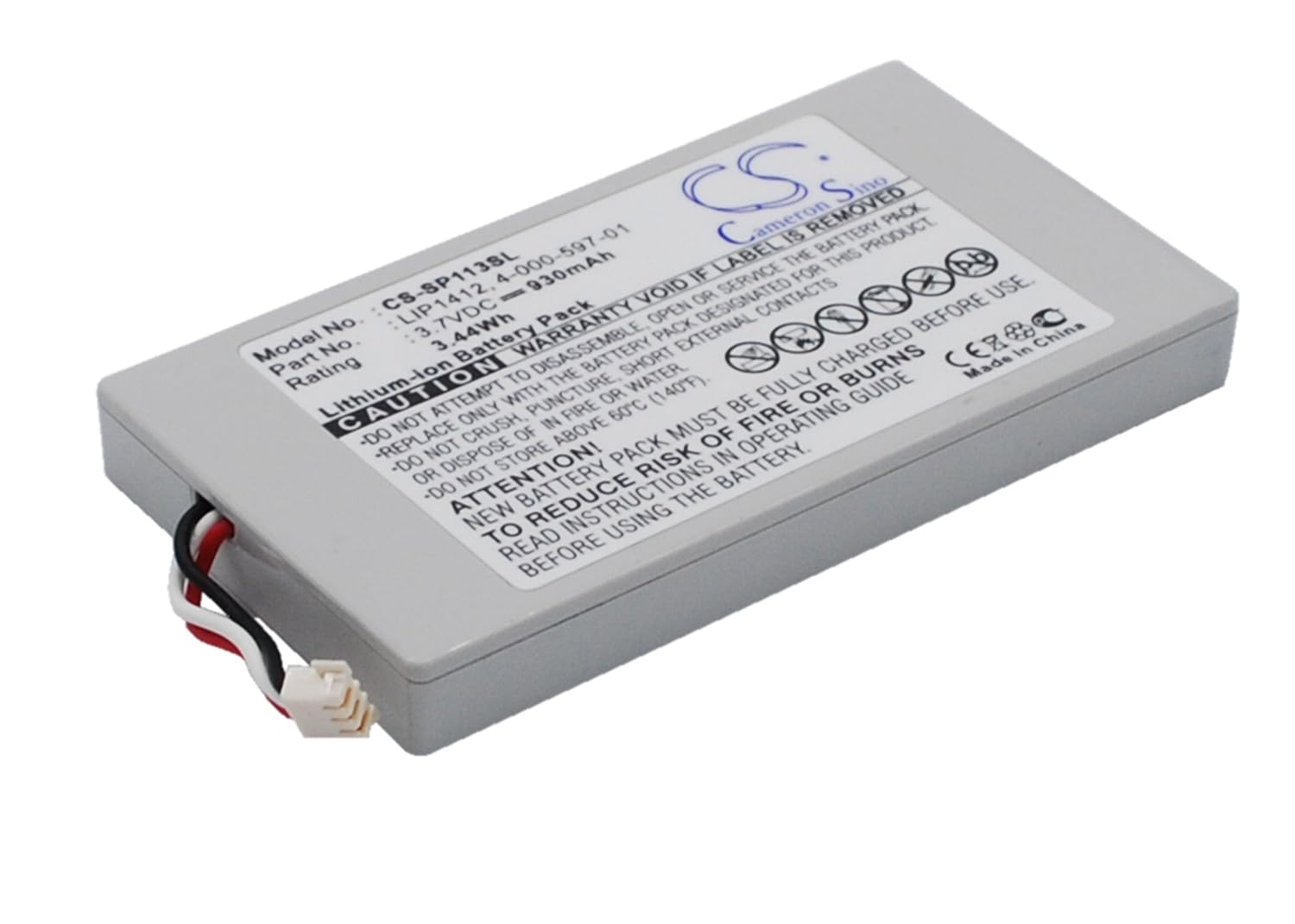 GAXI Battery Replacement for Sony PSP GO Compatible with Sony PSP-N100, PSP-NA1006, 930mAh Game PSP NDS Battery