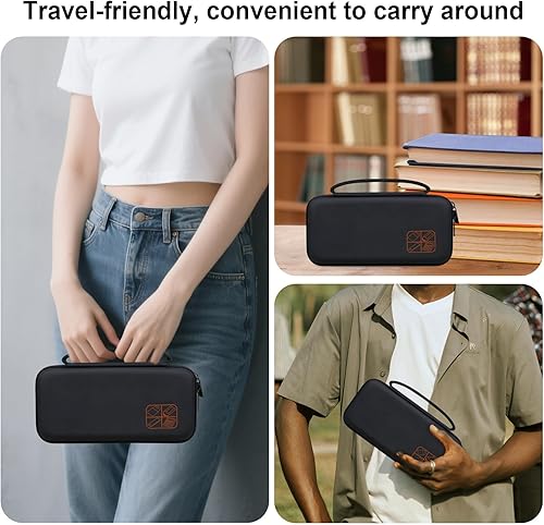 Miniatura 7 de BOVKE Estuche Duro de Viaje para Calculadora Gráfica Texas Instruments TI-84 Plus CETI-84 PlusTI-83 Plus CETI-83 PlusCasio fx-9750GIII, Bolsillo de