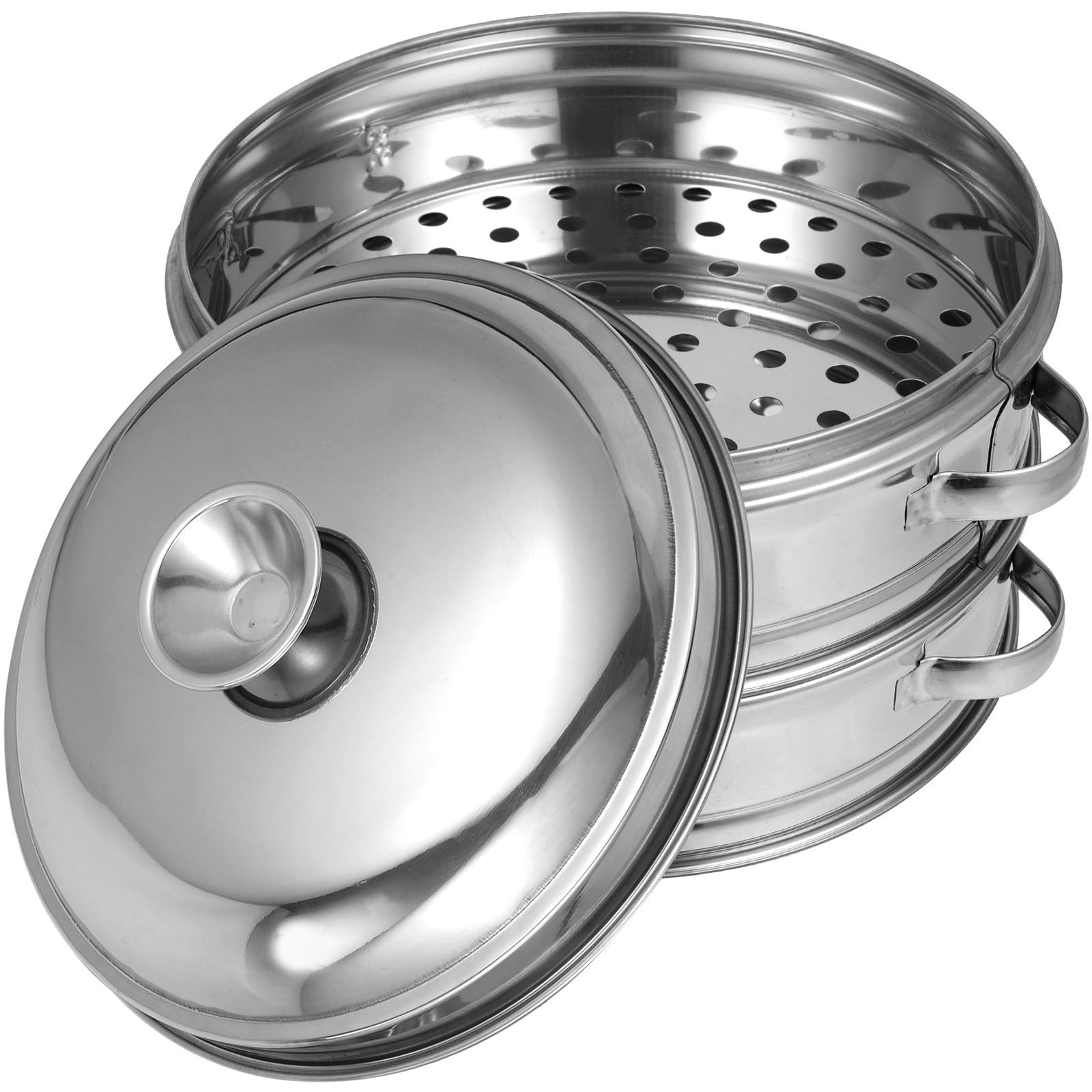Casserole vapeur inox accessoire cuisine légumes panier empilable maison