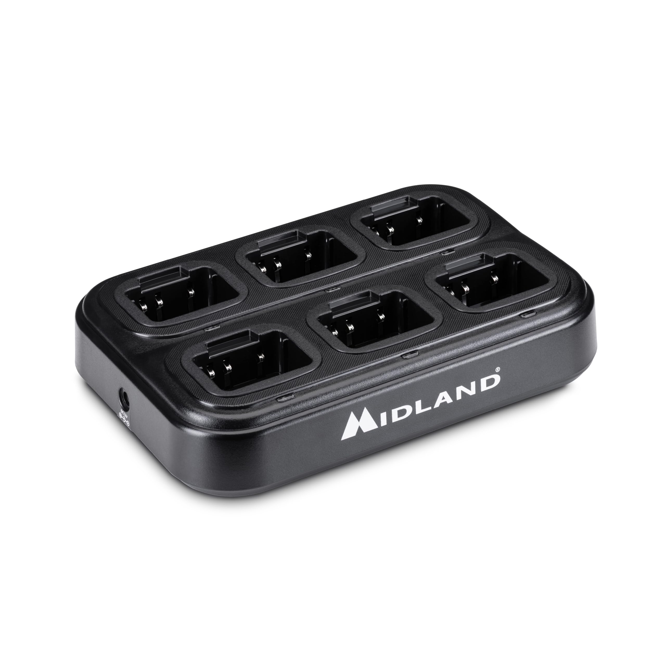 Midland Caricatore Multiplo 6 Walkie Talkie G15 PRO G18 Arctic Adattatore Muro Incluso Espandibile 12 Posti
