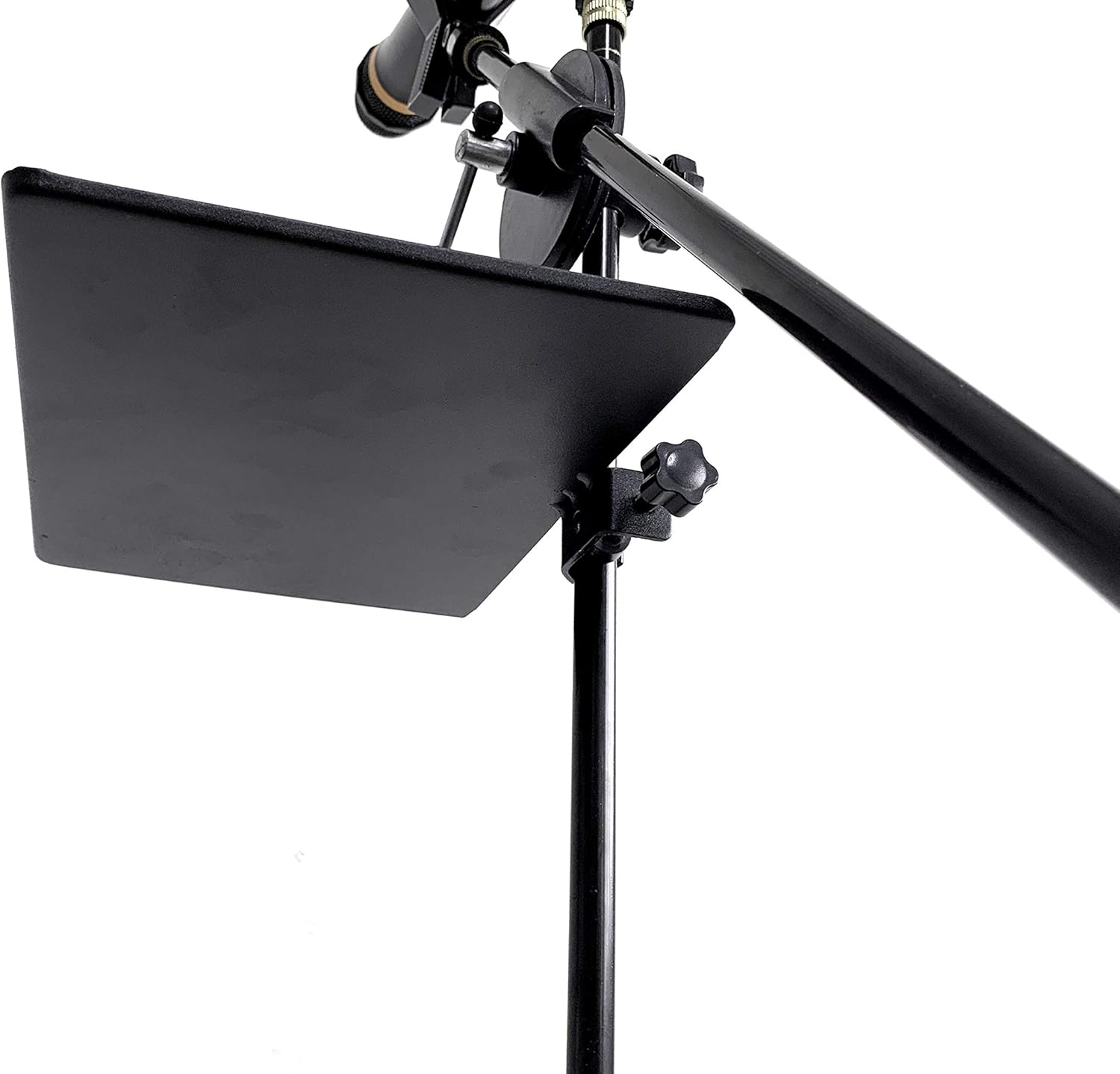 G Ganen Microphone Stand Tray, Made of Steel with Load Capacity For Music Sheet Instrument Stand (9inch) : Musical Instruments
