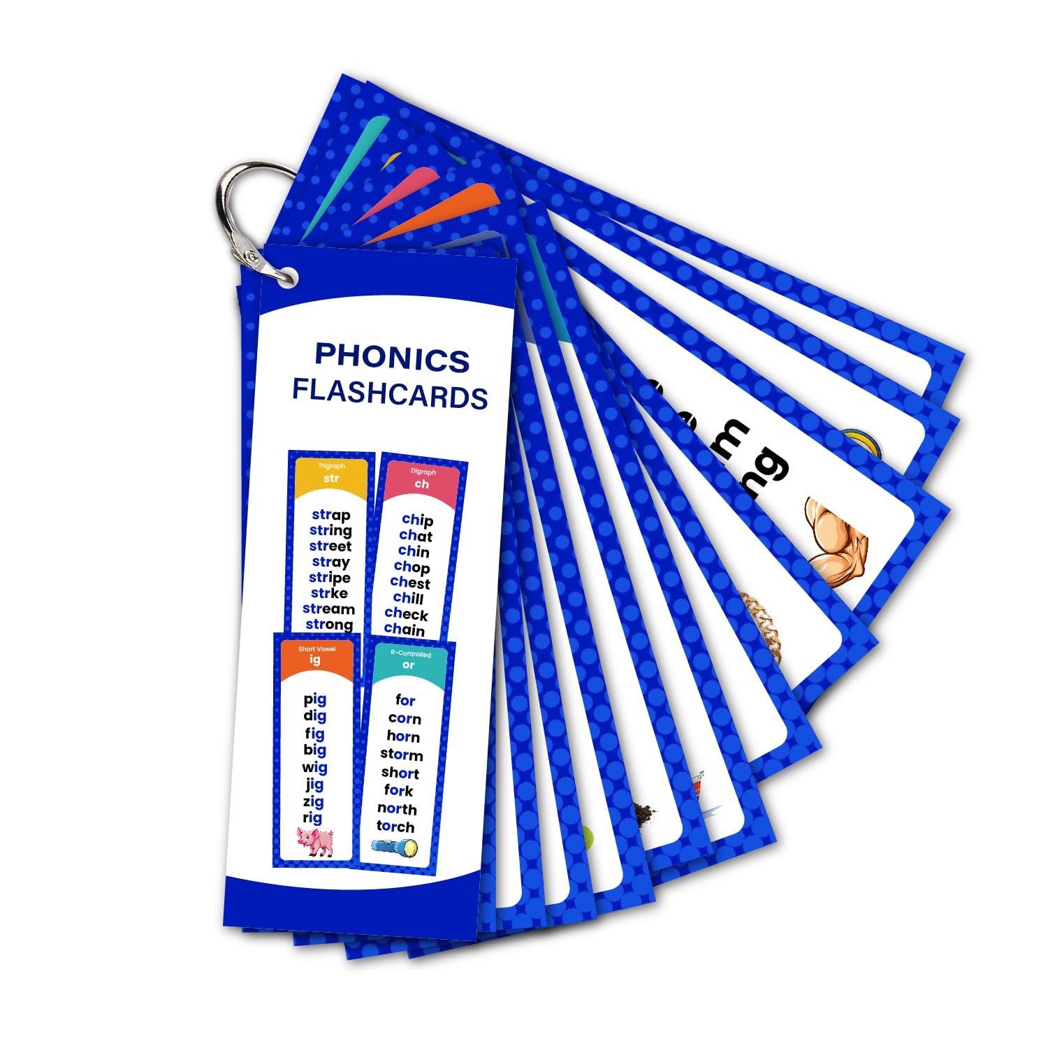 woopme 30 Pcs Read and Rhyme Flash Cards for Kids | Phonics Flash Cards | Toddler Learning Toys & Kindergarten | Sight Word Games for Preschool Classroom-image-47