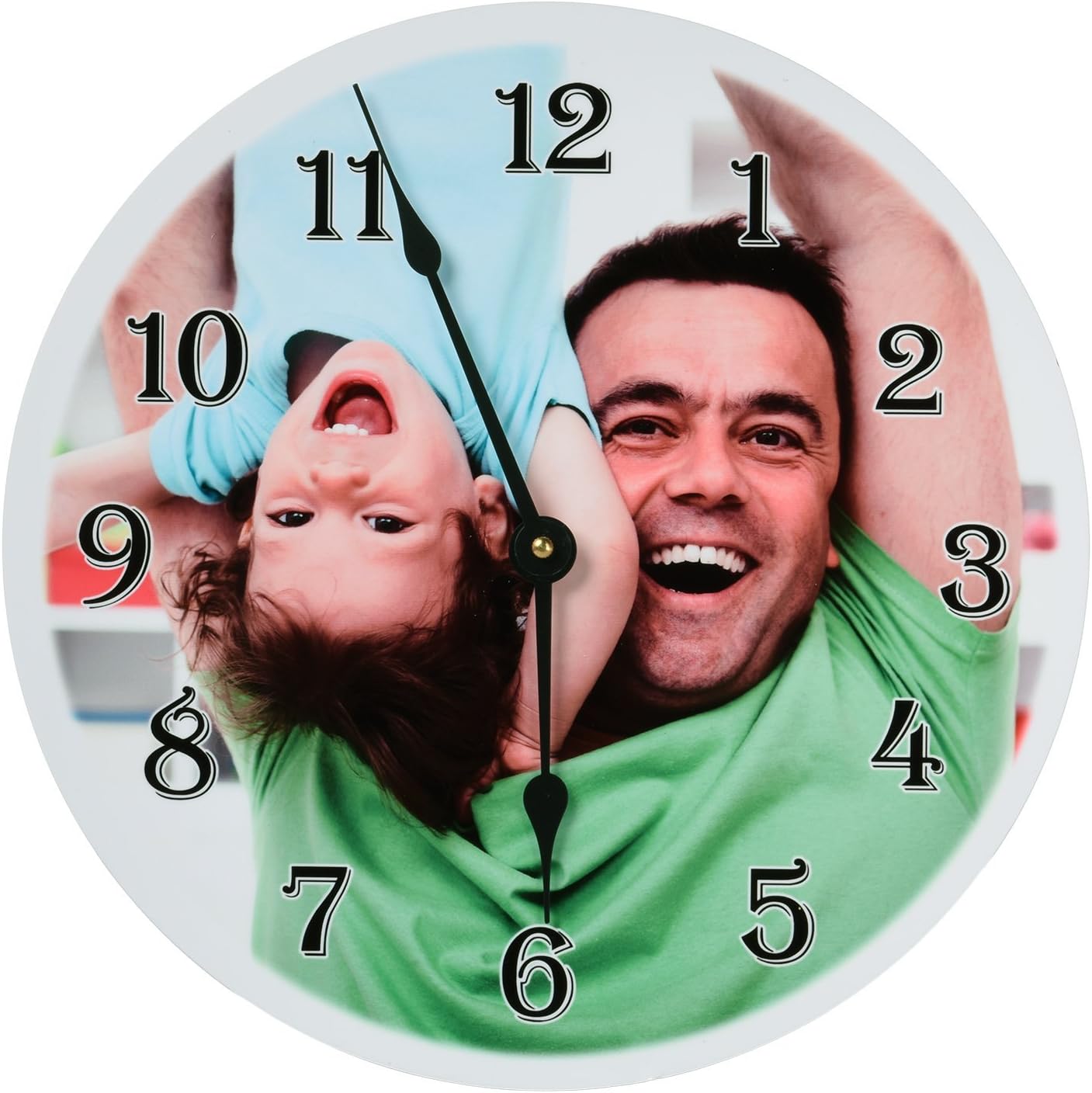 RitzPix Photo Wall Clock Customizable – Perfect Personalized Gift
