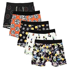 Bioworld Dragon Ball Z Anime Heroes Multipack Boys Boxer Briefs Boxer Shorts