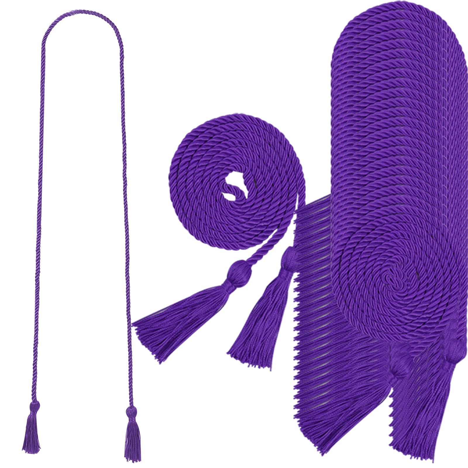 Cordon d'honneur avec pompon en tissu tressé haut de gamme pour les diplômés