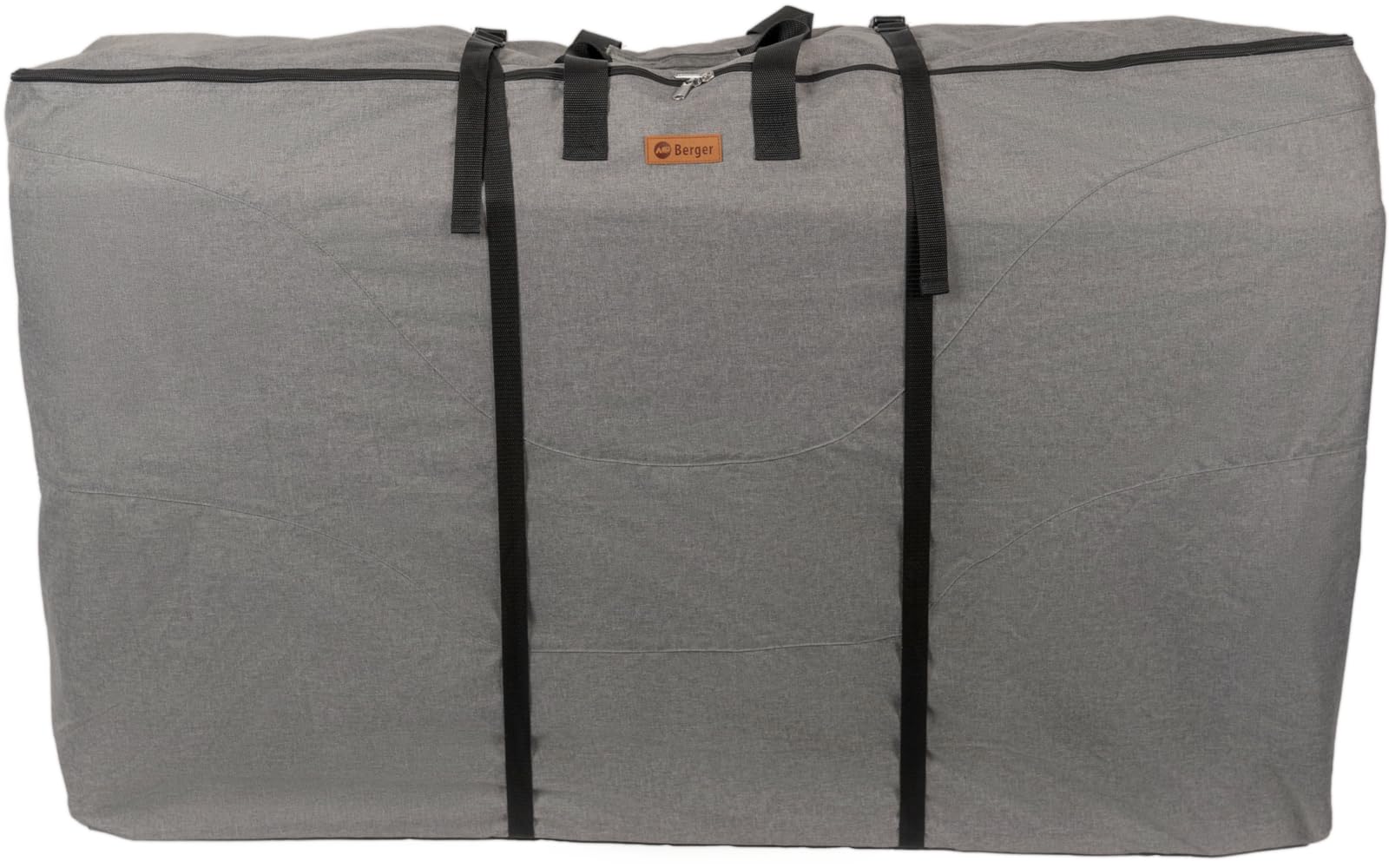 BERGER Aufbewahrungstasche für 4 Stühle | Robuste Campingstuhl Klappstuhl Tragetasche Platzsparend & Kompakt | Polsterauflagen Schutzhülle Transport Tasche Wasserdicht & Strapazierfähig