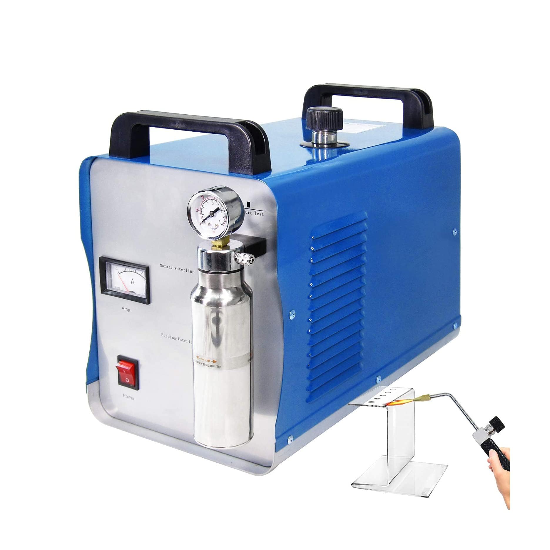 MXBAOHENG H180 Pulidora acrílica de 95L Portable Oxígeno Hidrógeno Soldador de agua Generador de pulidora de llama Máquina pulidora 220V