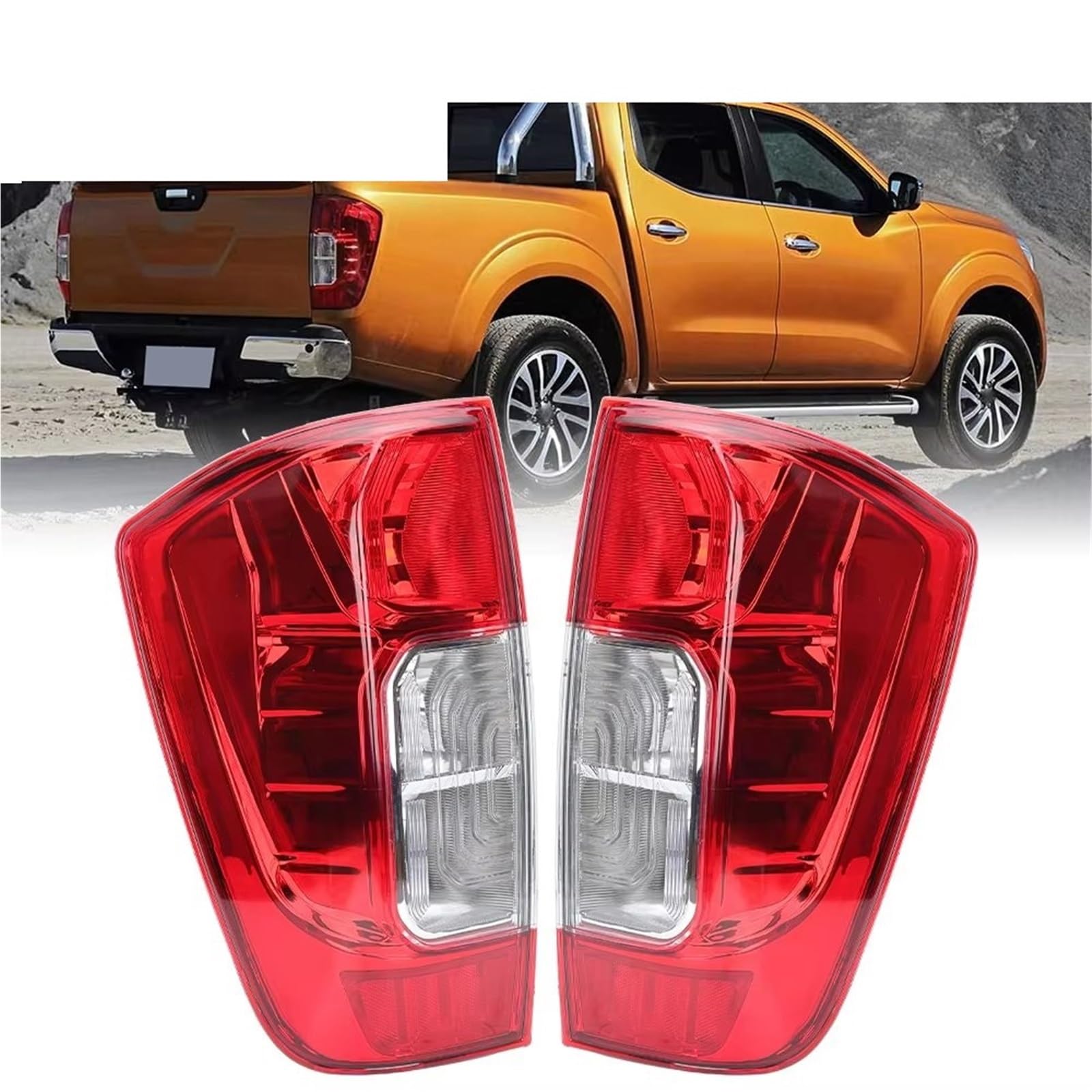 Fanale Posteriore Auto 1 Pezzo Fanale Posteriore per Nissan per Navara NP300 D23 2015-2020 Senza Lampadina Lampada Freno Indicatore Direzione Fanale Posteriore Destro