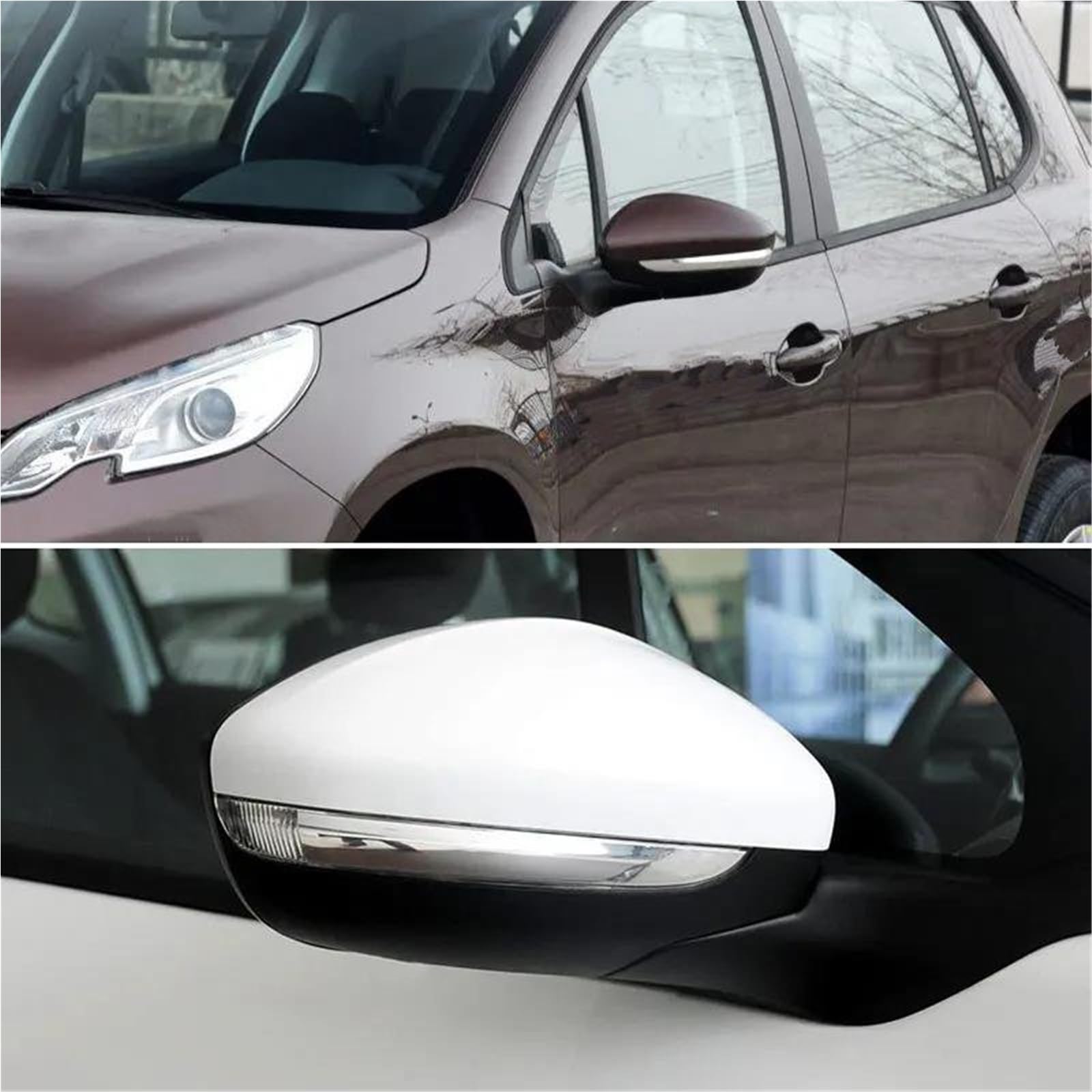 YESKIT Voyant De Rétroviseur Latéral Pour Citroën C3 III 2017-2021(Right)