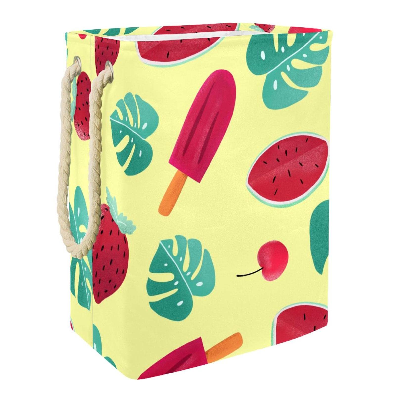 Grand panier à linge pour chambre et salle de bain avec poignée