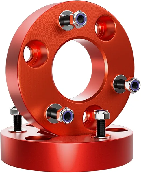 EVIL ENERGY 2" Leveling Lift Kit Compatible with 2004-2024 F150 2WD/4WD, 2 inch Front Suspension Forged Strut Spacers Red