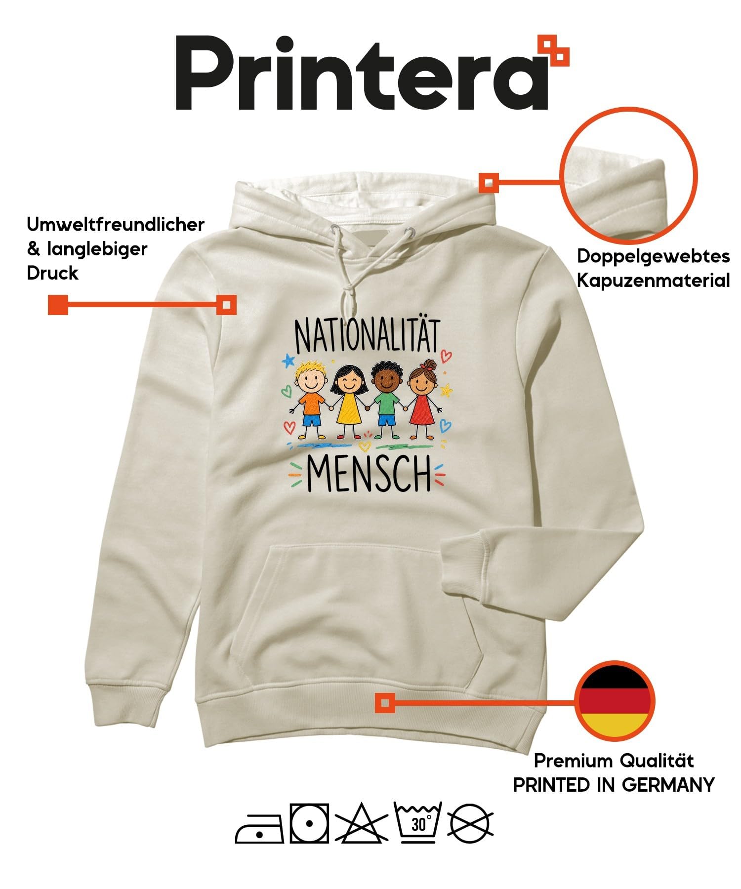 Narodowość człowiek dzieci wielokulturowa prezent unisex bluza z kapturem bluza z kapturem