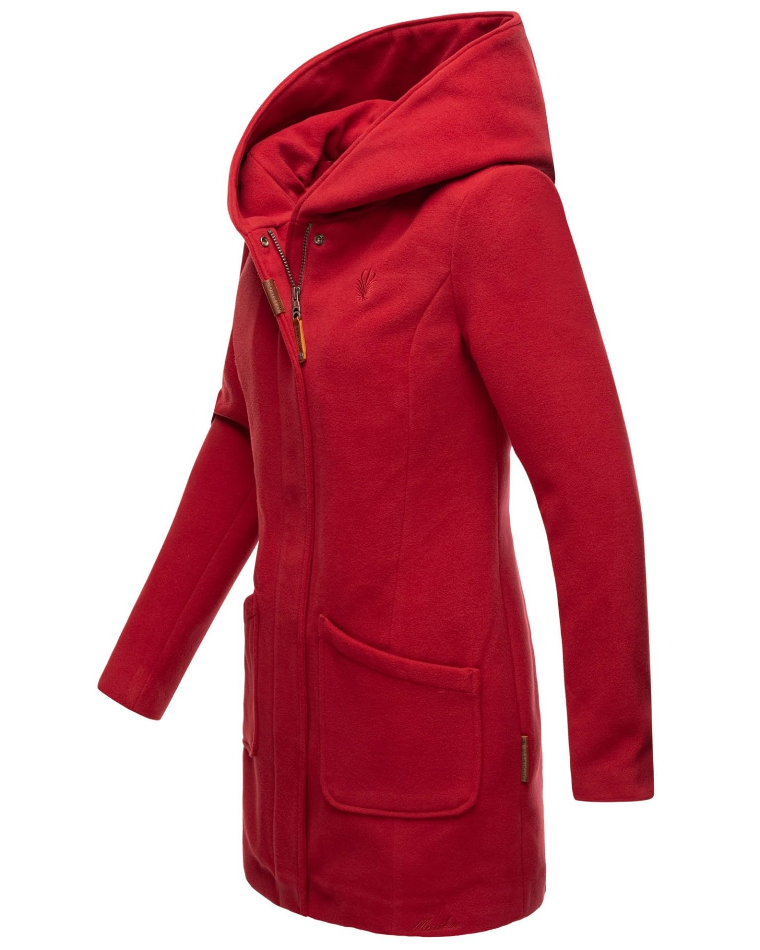 Marikoo B819 - Cappotto da donna, invernale, trench, parka, giacca lunga per la mezza stagione