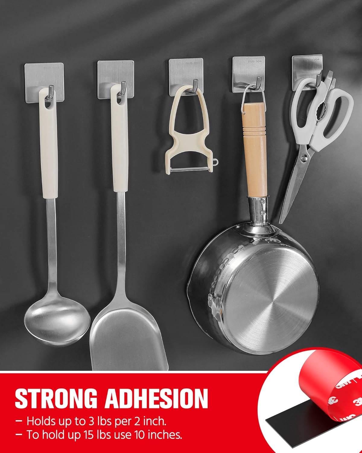 Double Sided Tape Heavy Duty (2 Pack), Waterproof Strong Mounting Adhesive Tape for Walls, Car, Home Decor, Office Decor, Made of 3M VHB Tape (16.4FT x 0.94IN)