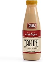 Eastanbul Tahini, 1.1lb, Tahini for Dubai Chocolate, Tahin Paste for Hummus, Tahina Sauce, Tahin Cream, Perfect in Dressing, Halvah, Hummus, Dubai Chocolate Pistachio, Vegan