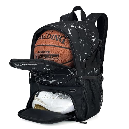 GRANDUP Basketball backpack with ball and shoes