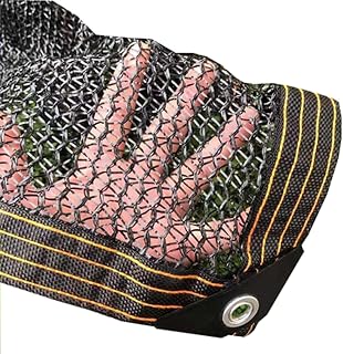 Red de protección solar para jardín, transpirable, para invernadero, camping, jardinería, 3 x 3 m, color negro