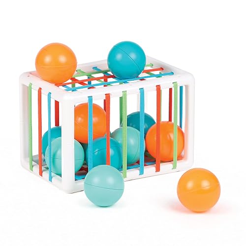 LUDI - Cubo de manipulación - Juguetes para el Despertar del bebé - a Partir de 10 Meses
