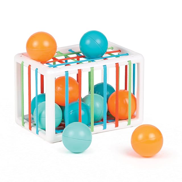 LUDI - Cubo de manipulación - Juguetes para el Despertar del bebé - a Partir de 10 Meses