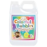 Lulu Home Concentrated Bubble Solution, 1 L/ 33.8 OZ Refill for Bubble Machines, Giant Wands, and Blowers - Up to 2.5 Gallons for Kids' Birthday Parties