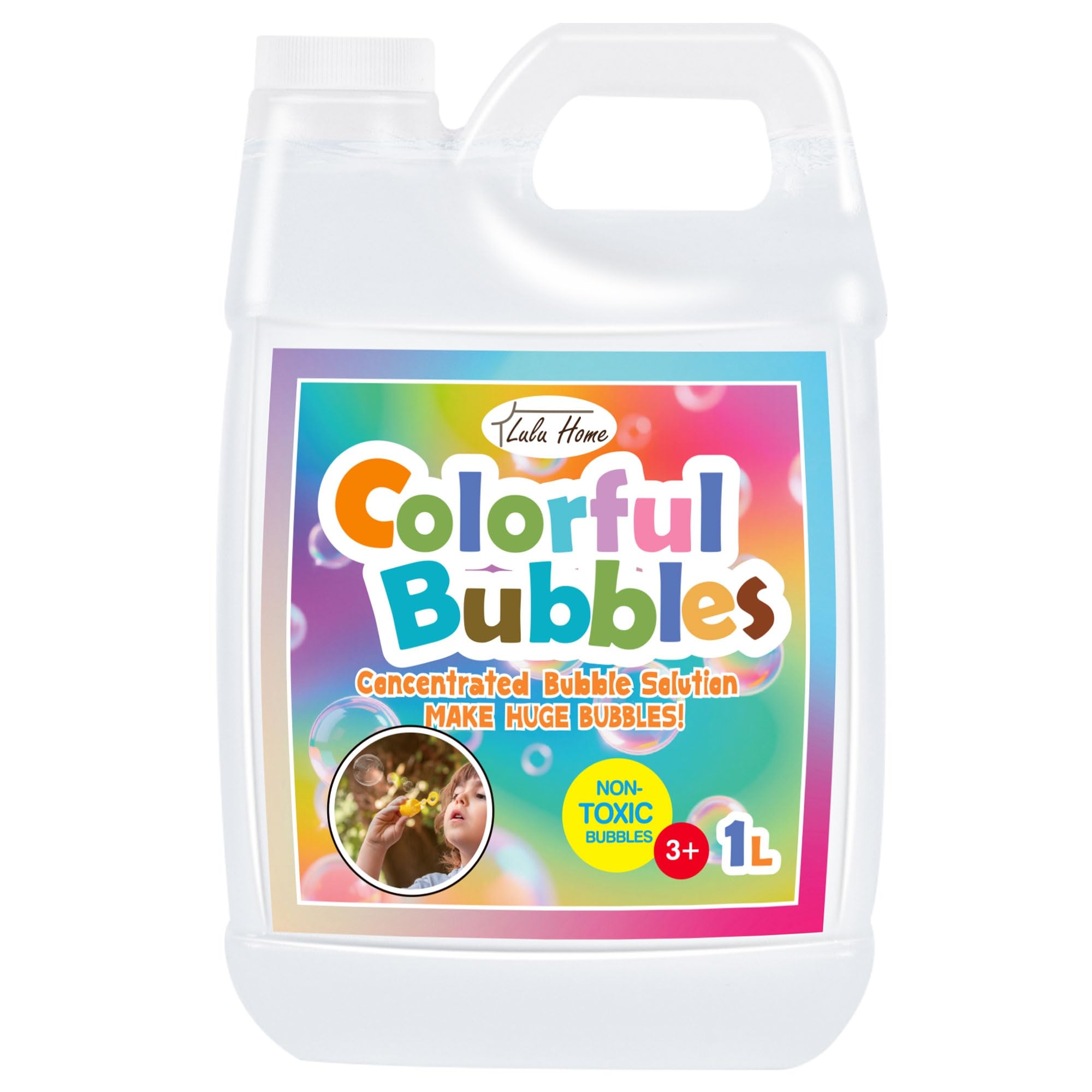 Lulu Home Concentrated Bubble Solution, 1 L/33.8 OZ Refill