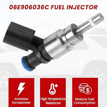 Kessocco フューエルインジェクター6個セット 06E906036C 注入バルブインジェクターノズル S8 4E 5.2L V10フューエルインジェクター用