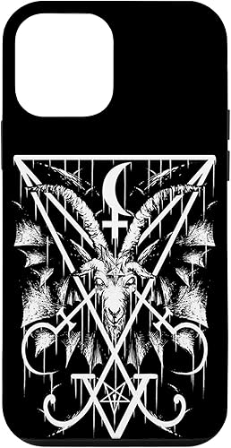 Funda para iPhone 12 mini Lucifer Light Bearer Satanic Occult Baphomet Goat Atheist