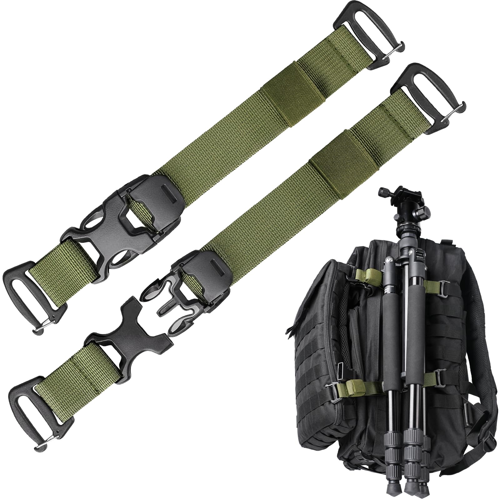 Amazon.co.jp: Pitozer MOLLE アタッチメントストラップ タクティカル