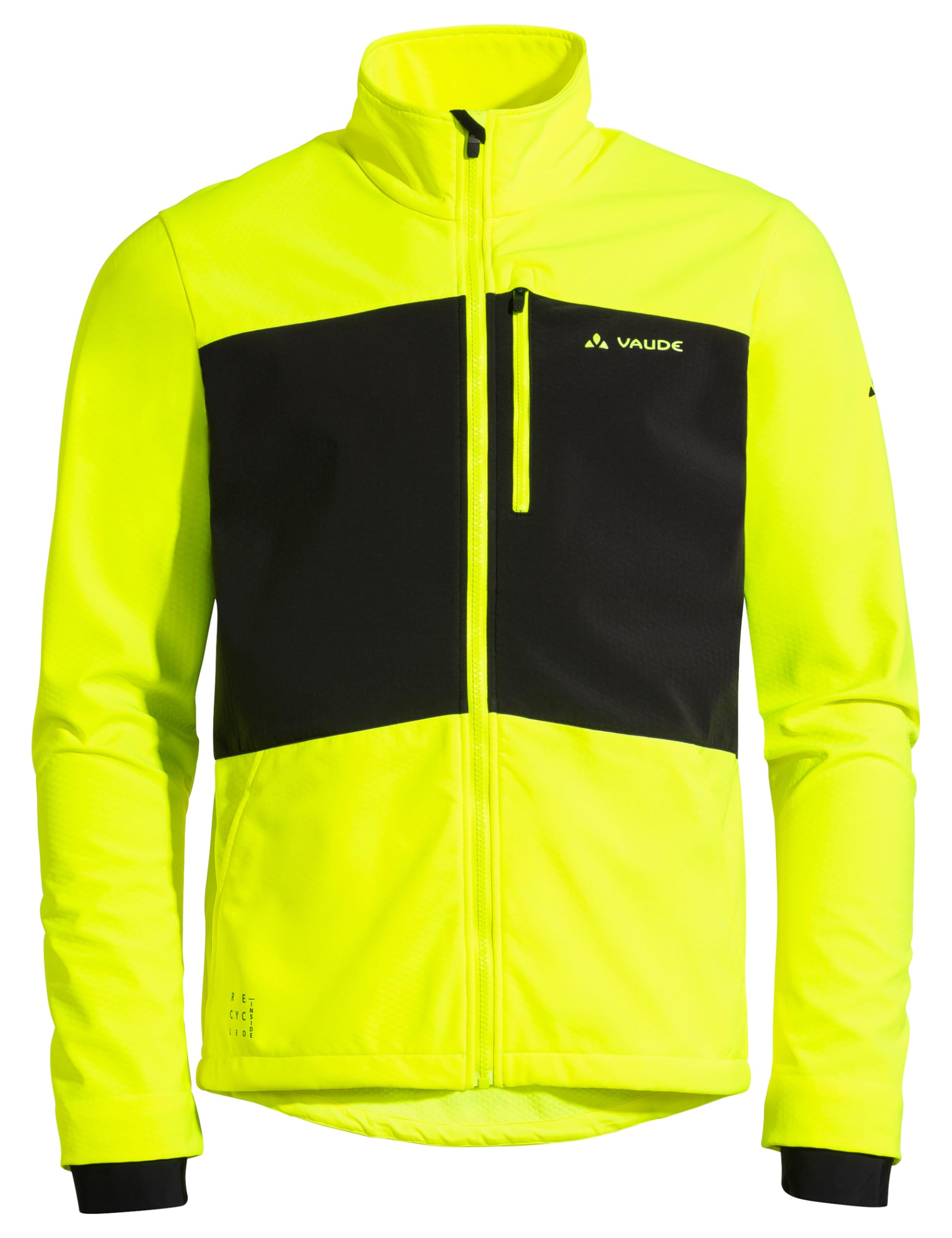 VAUDE Virt Softshelljacke Herren Fahrrad winddicht, Neon Yellow, Gr. S