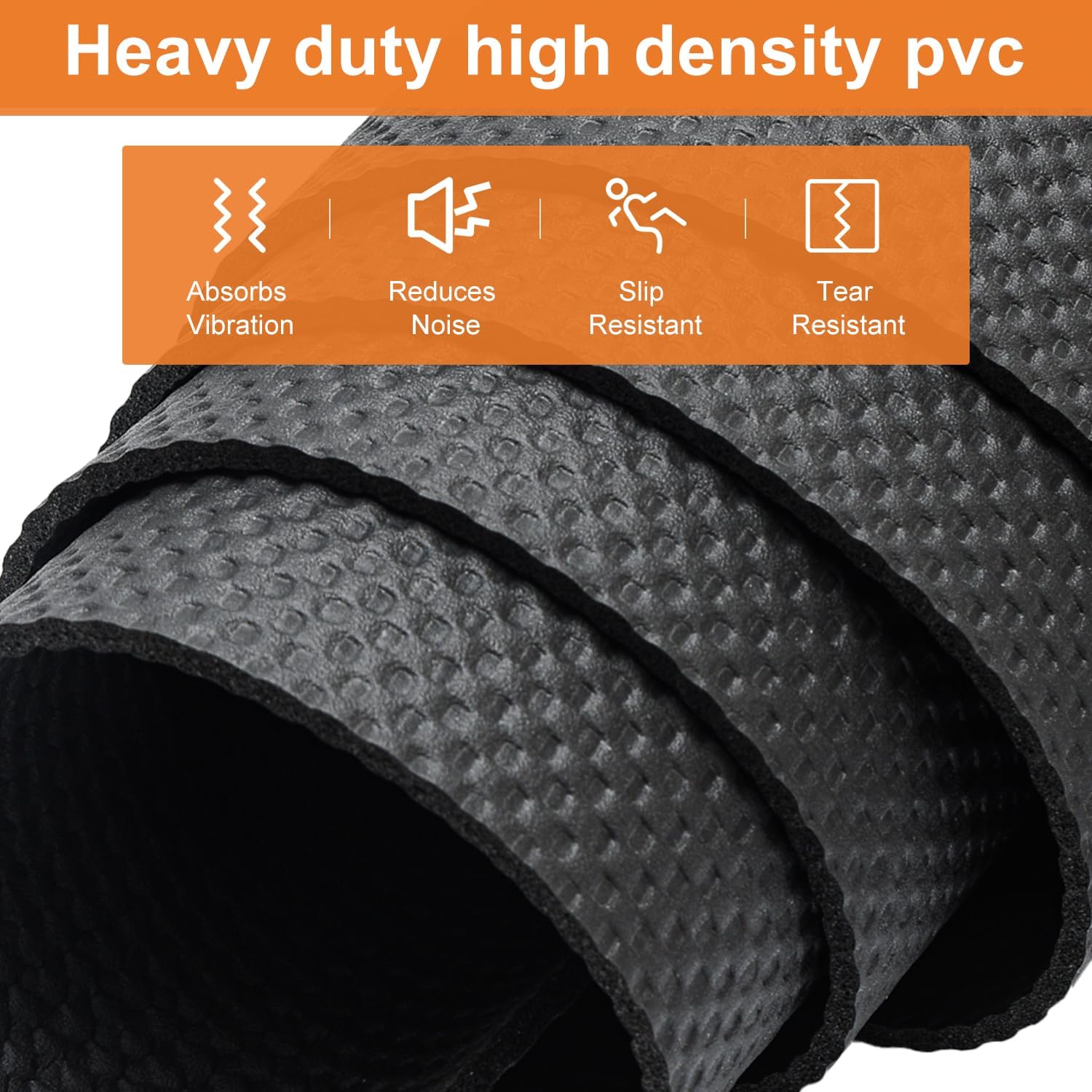 Tapis Velo d'équipement de Fitness -190 x 81 cm-Tapis de Protection de Sol antidérapant pour Tapis de Course, vélos, rameurs, elliptiques et Autres équipements de Gym