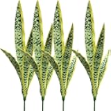 Ollain 4 PCS Artificial Sansevieria Plants 30
