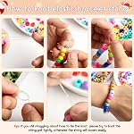 Song Xi 3500pcs Pony Beads for Bracelets, Friendship Bracelet Kit Included Letter Beads, Kandi Bead, Number Charm Bracelet Beads, Elastic Strings, Bracelet Making Kit Crafts for Adults