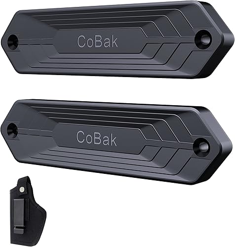 CoBak Soporte magnético para pistola  Soporte para pistola con revestimiento de silicona, 45 libras, accesorio táctico para armas de fuego, soporte