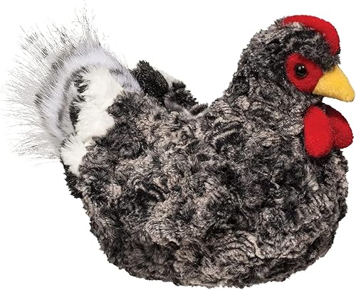 Douglas Animal de peluche de pollo con múltiples gallinas y pimienta negra