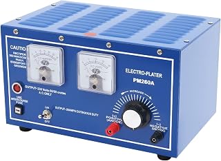 Bepritm Gold Plating Machine for Jewelry, 30A 110V Gold/Silver/Platinum Electroplating Machine Rectifier, Professional Plating Machine Kit Jewelry Plating Machine