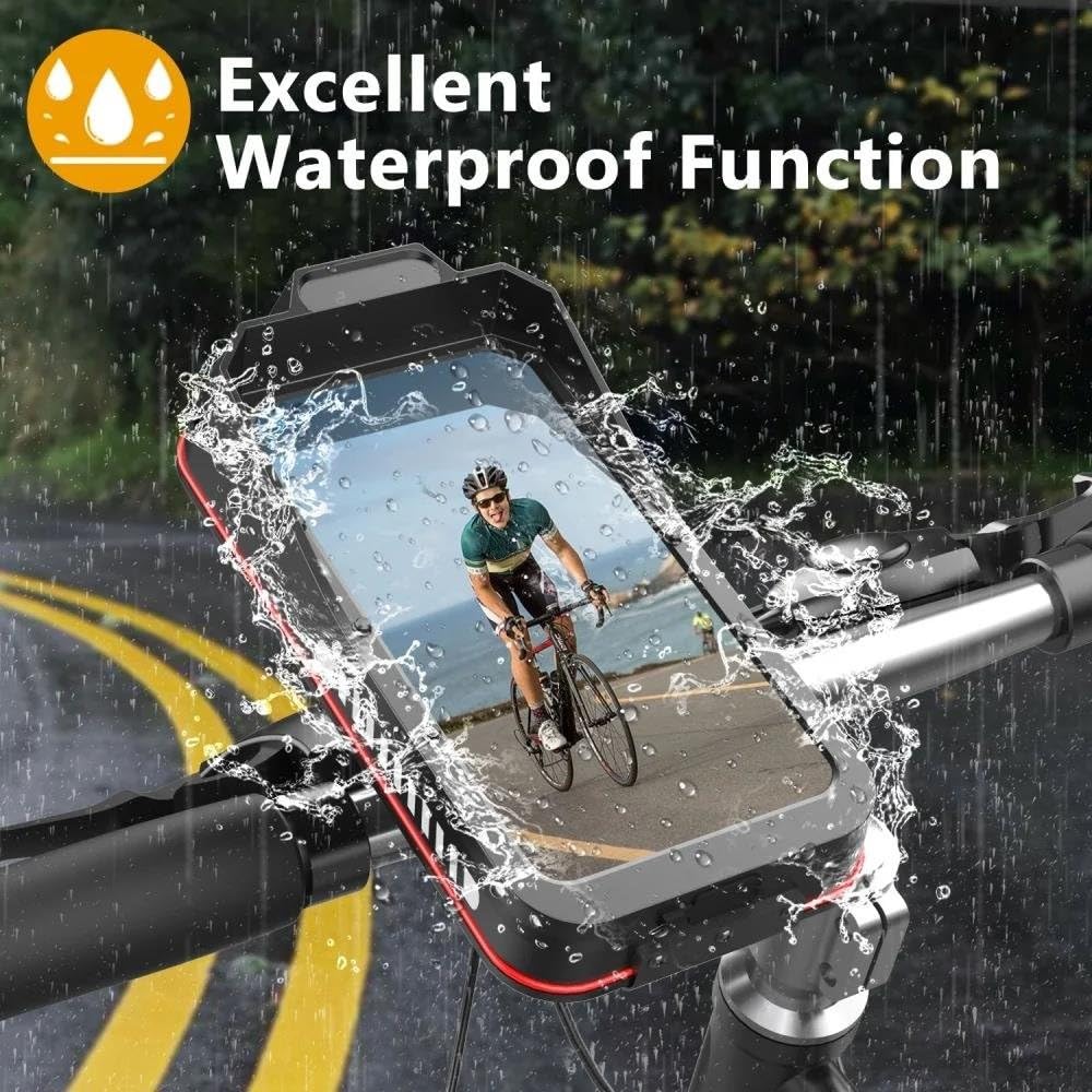 Supporto Manubrio Universale Per Bici Scooter Porta Cellulare Impermeabile Per Motocicli Biciclette Per Dispositivi 4.7 A Pollici